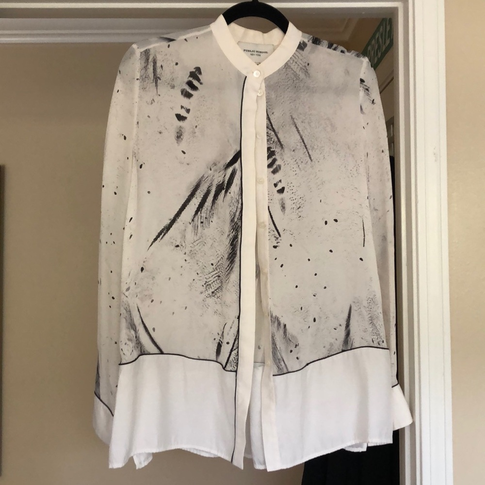 Public School Silk Blouse